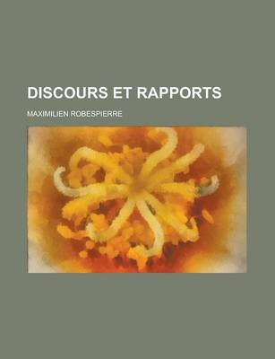 Book cover for Discours Et Rapports