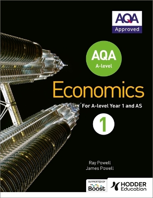 Book cover for AQA A-level Economics Book 1