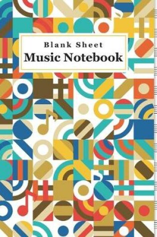 Cover of Blank music sheet notebook