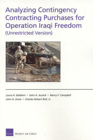 Cover of Analyzing Contingency Contracting Purchases for Operation Iraqi Freedom (Unrestricted Version)