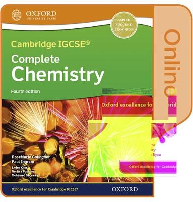 Book cover for Cambridge IGCSE® & O Level Complete Chemistry: Enhanced Online Student Book Fourth Edition