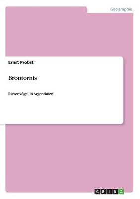 Book cover for Brontornis