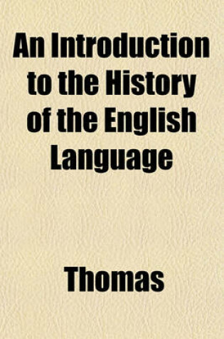 Cover of An Introduction to the History of the English Language