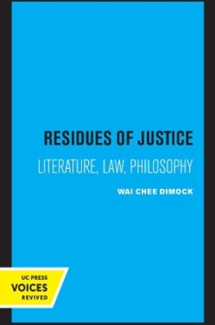 Cover of Residues of Justice