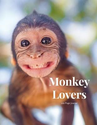 Book cover for Monkey Lovers 100 page Journal