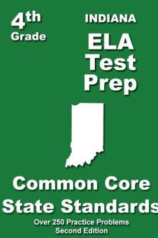 Cover of Indiana 4th Grade ELA Test Prep