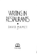 Book cover for Writing in Restaurants