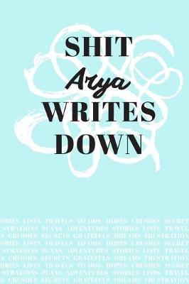 Book cover for Shit Arya Writes Down