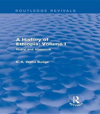 Book cover for A History of Ethiopia: Volume I (Routledge Revivals)