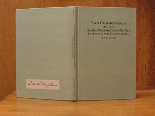 Book cover for Two Commentaries on the "Samdhinirmocana-Sutra" by Asanga and Jnanagarbha