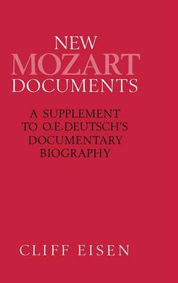 Book cover for New Mozart Documents