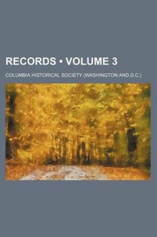 Cover of Records (Volume 3)