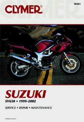 Book cover for Suzuki SV650 99-02