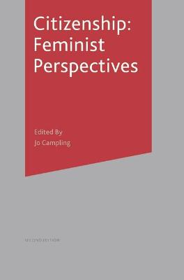 Book cover for Citizenship: Feminist Perspectives