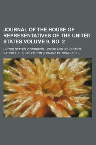 Cover of Journal of the House of Representatives of the United States Volume 9, No. 2