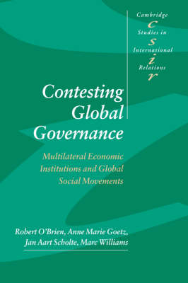 Cover of Contesting Global Governance