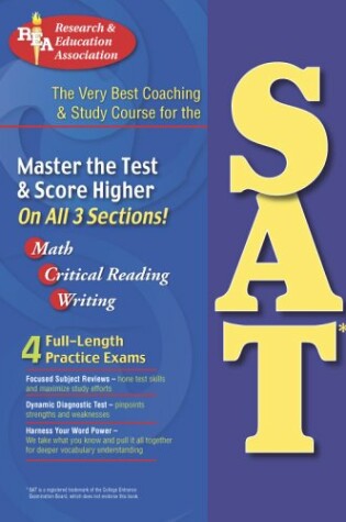 Cover of SAT (Rea) - The Very Best Coaching & Study Course for the New SAT