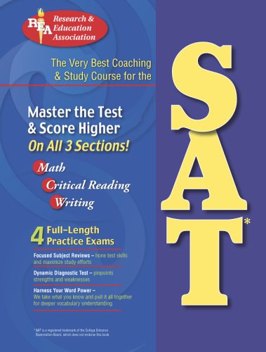 Book cover for SAT (Rea) - The Very Best Coaching & Study Course for the New SAT