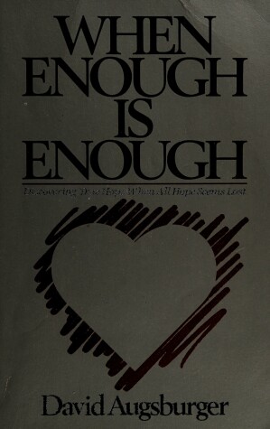 Book cover for When Enough is Enough