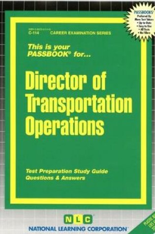 Cover of Director of Transportation Operations