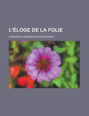 Book cover for L'Eloge de La Folie