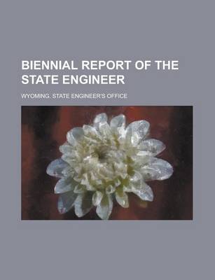 Book cover for Biennial Report of the State Engineer