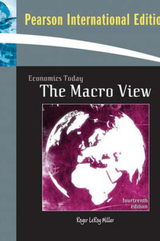 Cover of Economics Today:The Macro View:International Edition/MyEconLab Plus eBook 1-semester Student Access Kit