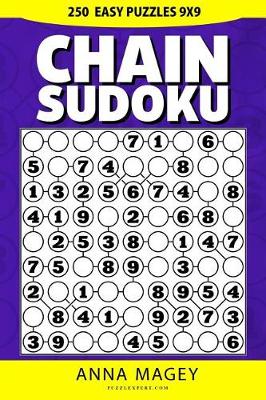 Book cover for 250 Easy Chain Sudoku Puzzles 9x9