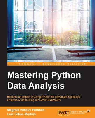 Book cover for Mastering Python Data Analysis