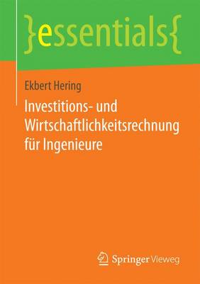 Book cover for Investitions- Und Wirtschaftlichkeitsrechnung Fr Ingenieure