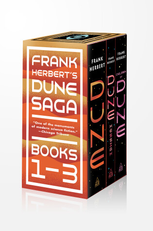 Cover of Frank Herbert's Dune Saga 3-Book Boxed Set