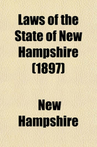 Cover of Laws of the State of New Hampshire (1897)