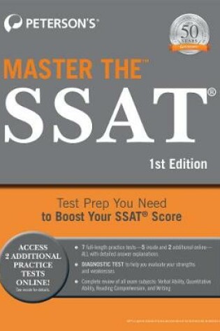 Cover of Master the SSAT