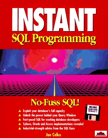 Book cover for Instant SQL Programming Editor