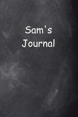 Book cover for Sam Personalized Name Journal Custom Name Gift Idea Sam