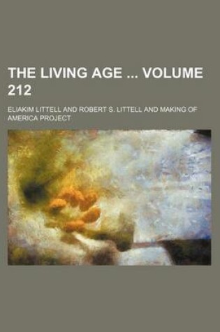 Cover of The Living Age Volume 212