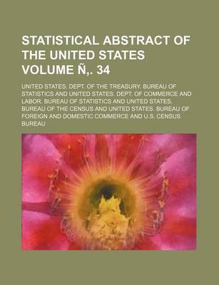 Book cover for Statistical Abstract of the United States Volume N . 34