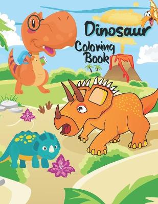 Book cover for Dinosaur Coloring Book