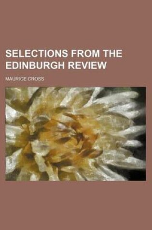 Cover of Selections from the Edinburgh Review