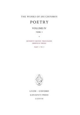 Book cover for Poetry IV, tome 1