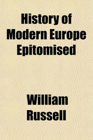 Cover of History of Modern Europe Epitomised