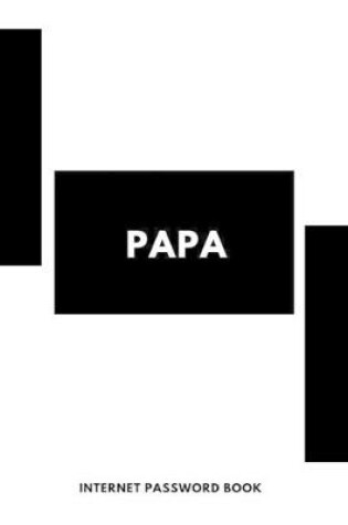 Cover of Papa Internet Password Book