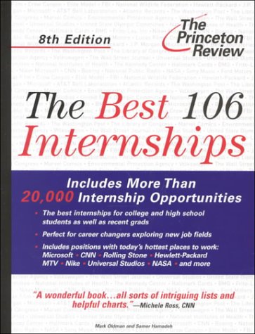 Book cover for The Best 106 Internships