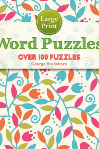 Cover of Large Print Word Puzzles