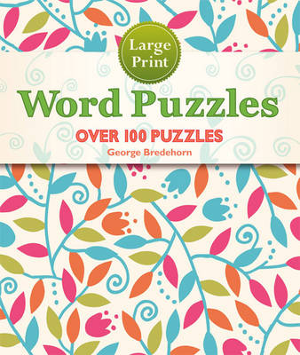 Book cover for Large Print Word Puzzles