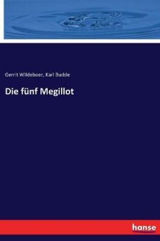 Cover of Die funf Megillot