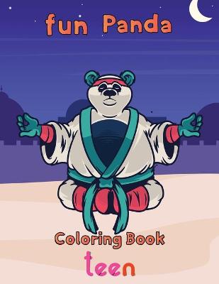 Book cover for Fun Panda Coloring Book teen