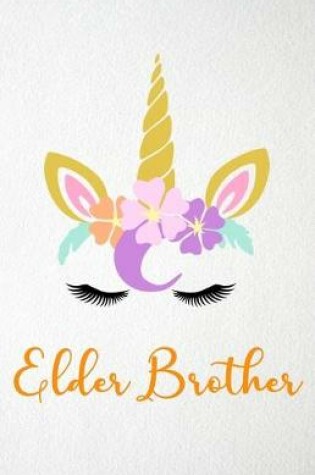 Cover of Elder Brother A5 Lined Notebook 110 Pages