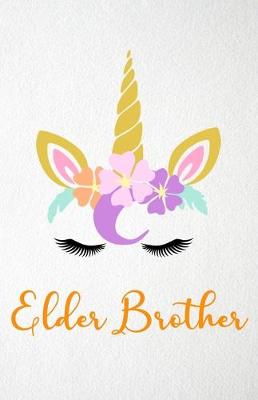 Book cover for Elder Brother A5 Lined Notebook 110 Pages