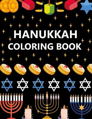 Book cover for Hanukkah Coloring Book